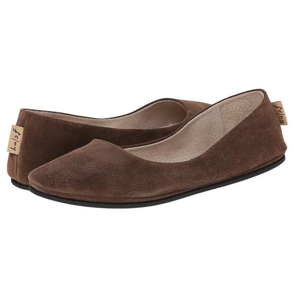 French Sole Womens Sloop Flats US 6.5M EU 37 Chocolate Brown Suede EUC - Picture 1 of 13